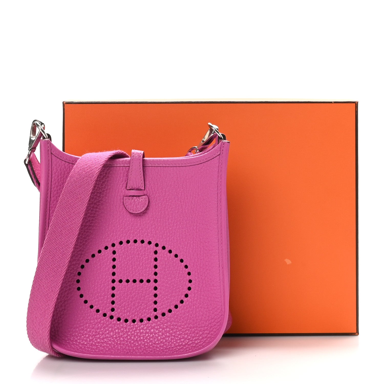 Hermes Taurillon Clemence Evelyne TPM Magnolia 11 of 11