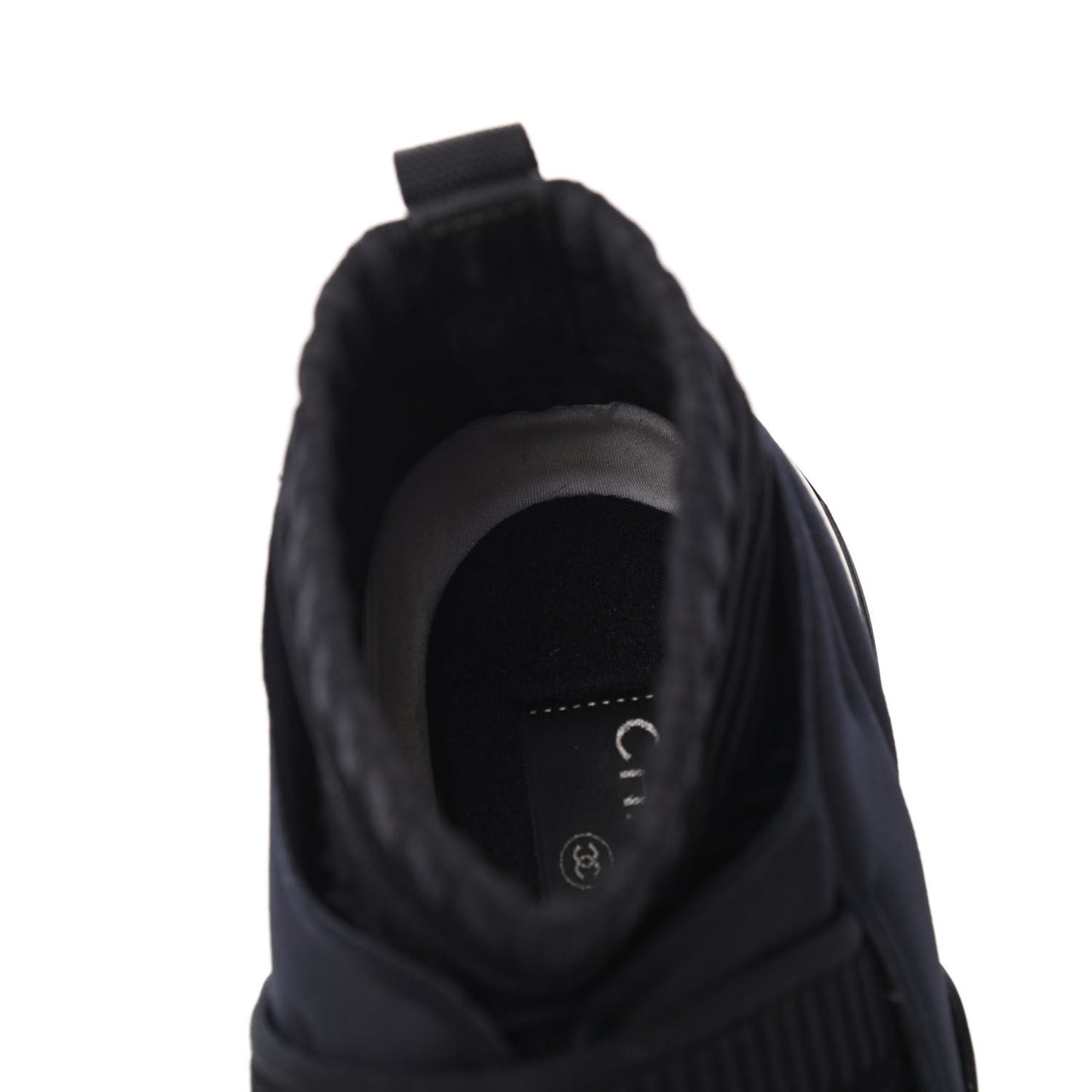 Stretch Fabric CC Sneakers 39 Black