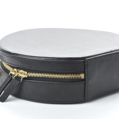 Mansur Gavriel Calfskin Circle Crossbody Bag Black 6 of 10