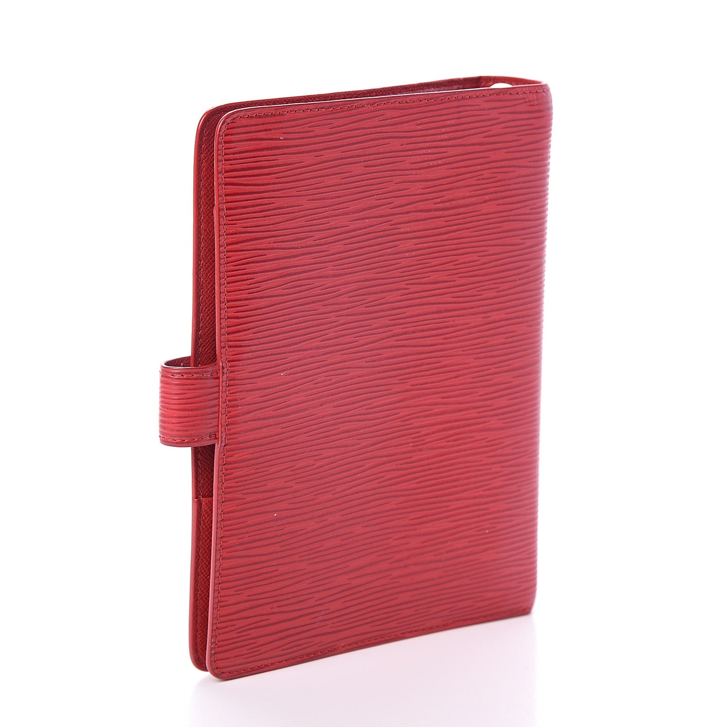 Epi Medium Ring Agenda Cover Rouge