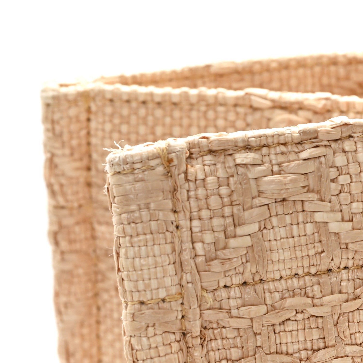 Christian Dior Raffia Cannage Medium Book Tote Natural 11 of 11