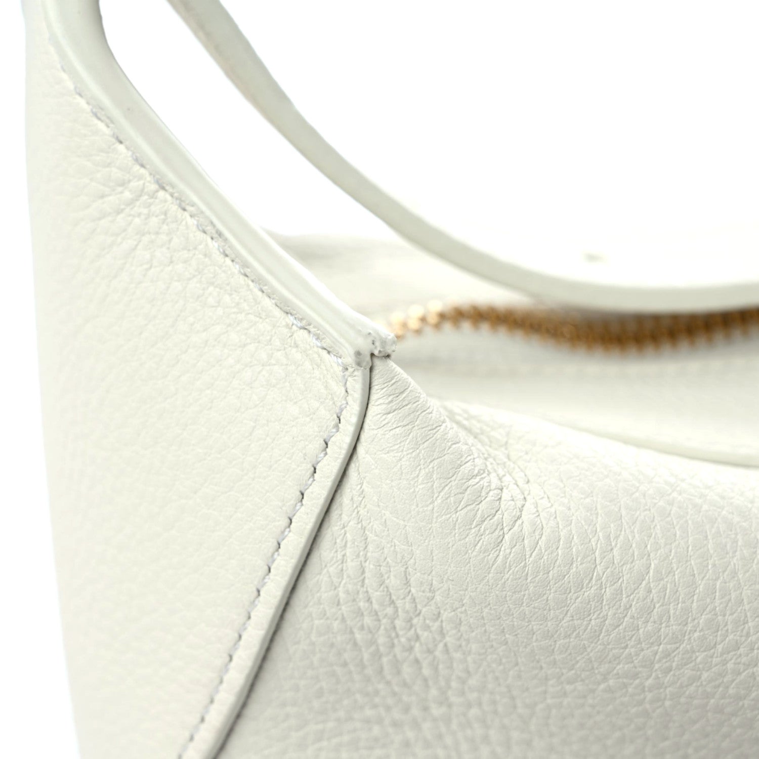 Celine Supple Calfskin Medium Romy Shoulder Bag White 8 of 15