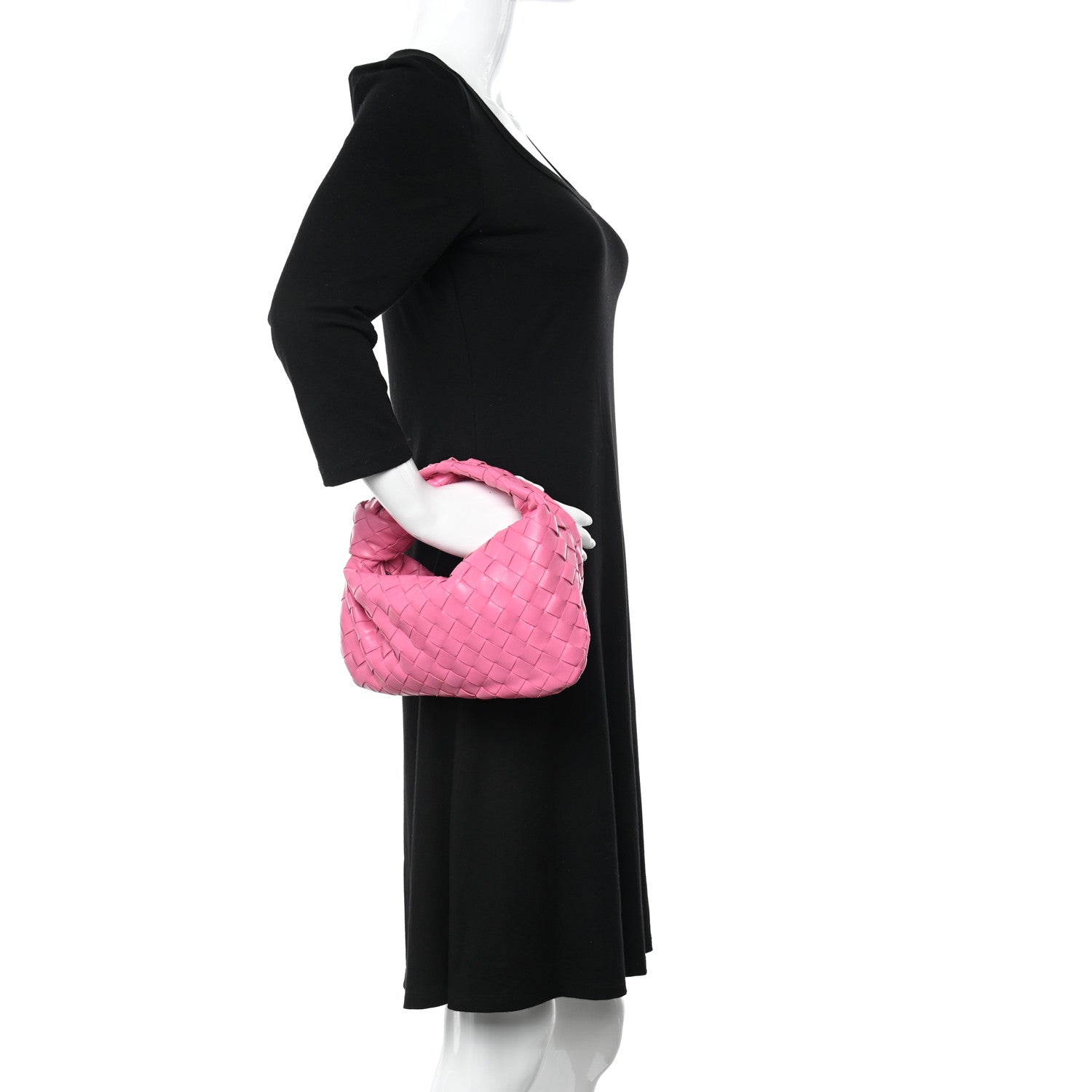 Bottega Veneta Nappa Intrecciato Mini Jodie Pink 2 of 10