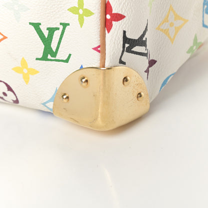 Louis Vuitton Monogram Multicolor Speedy 30 White 10 of 15