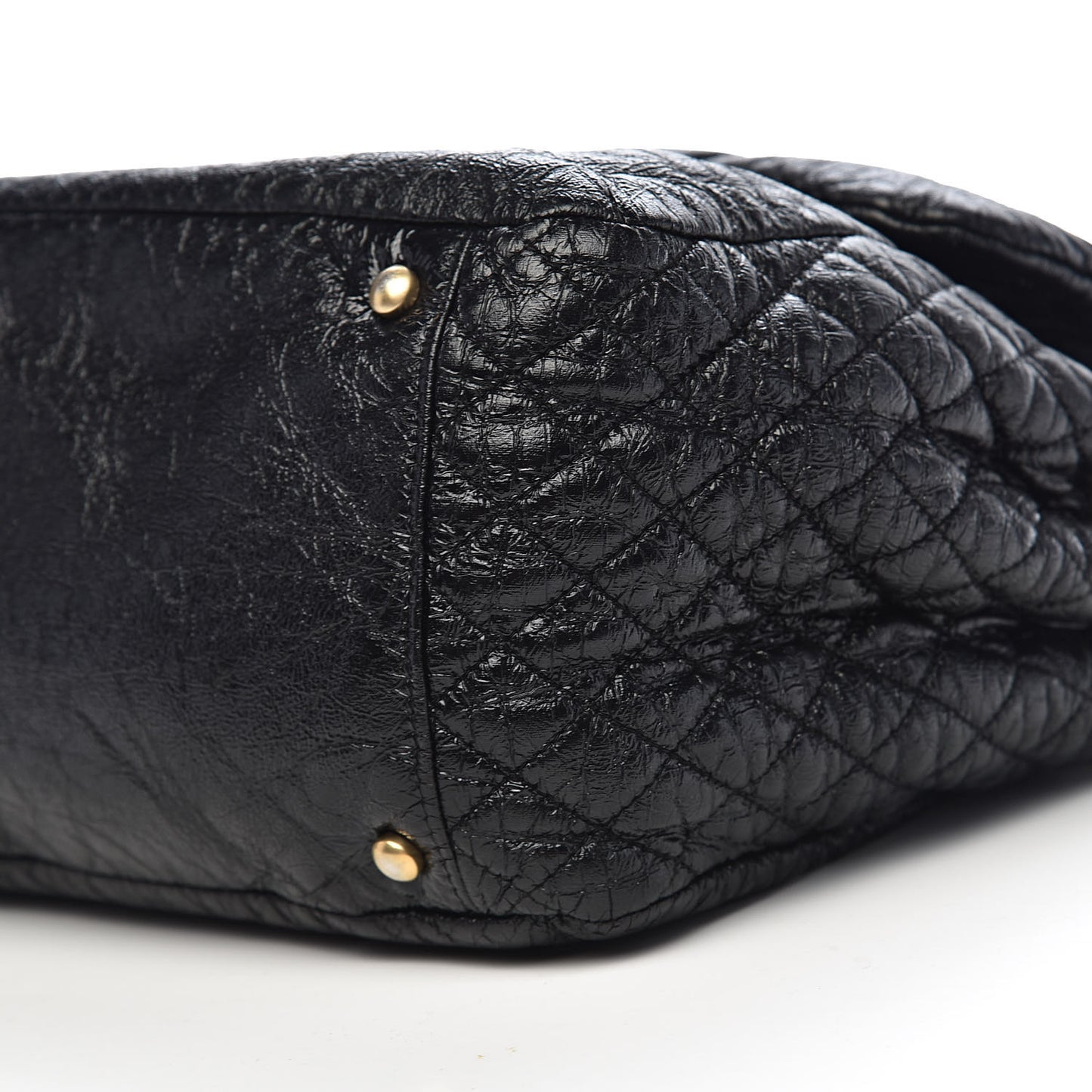 Vinyl Medium Rock and Chain Flap Black