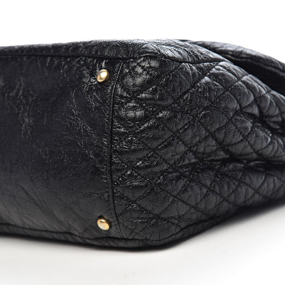 Chanel Vinyl Medium Rock and Chain Flap Black 12 of 13