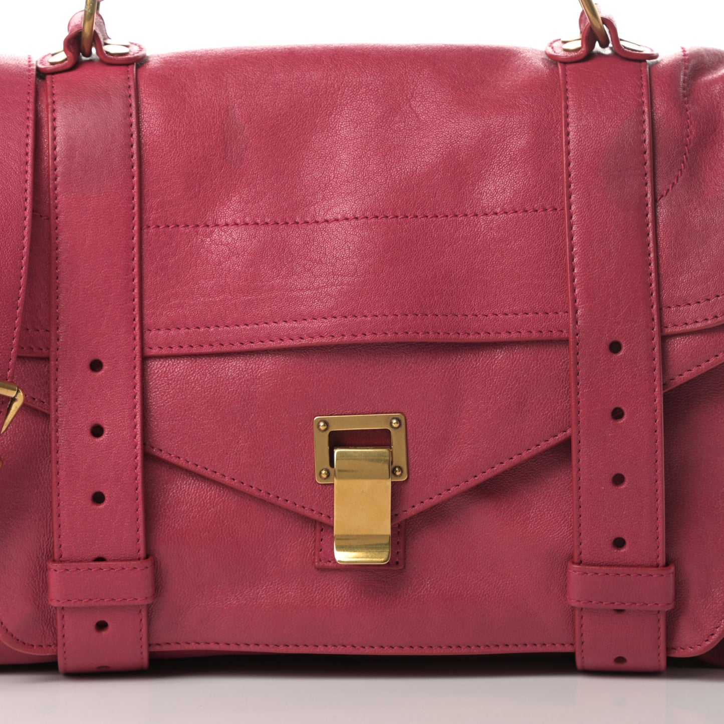 Lambskin Medium PS1 Satchel Raspberry