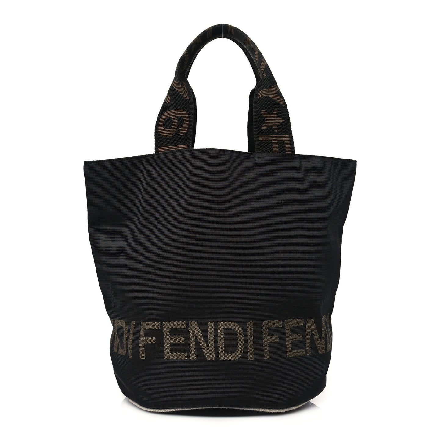 FF Canvas Bucket Bag Black