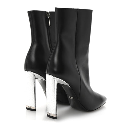 Christian Dior Calfskin Savane Ankle Boots 35 Black 5 of 9