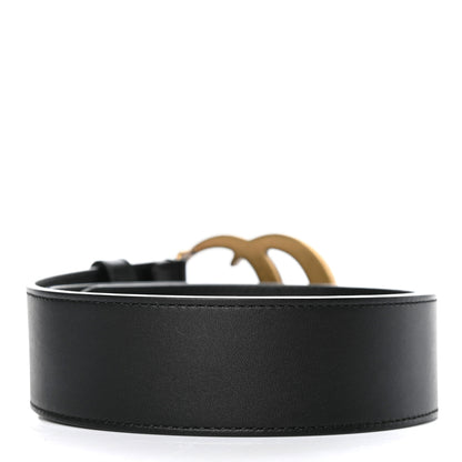 Gucci Calfskin Double G 40mm Belt 75 30 Black 2 of 5