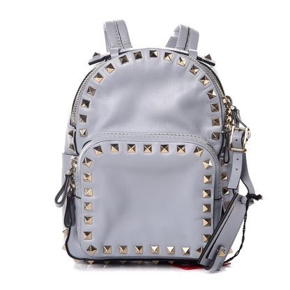 Valentino Garavani Calfskin Mini Rockstud Backpack Light Blue 1 of 9