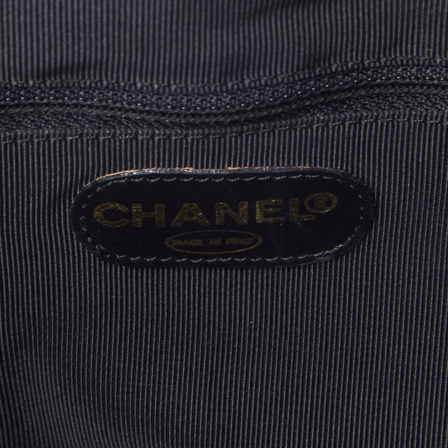 Chanel Caviar CC Tote Black 9 of 10