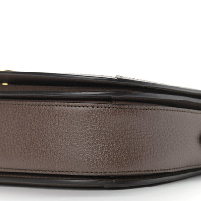 Gucci GG Supreme Monogram Web Small Ophidia Flap Messenger Bag Brown 10 of 11