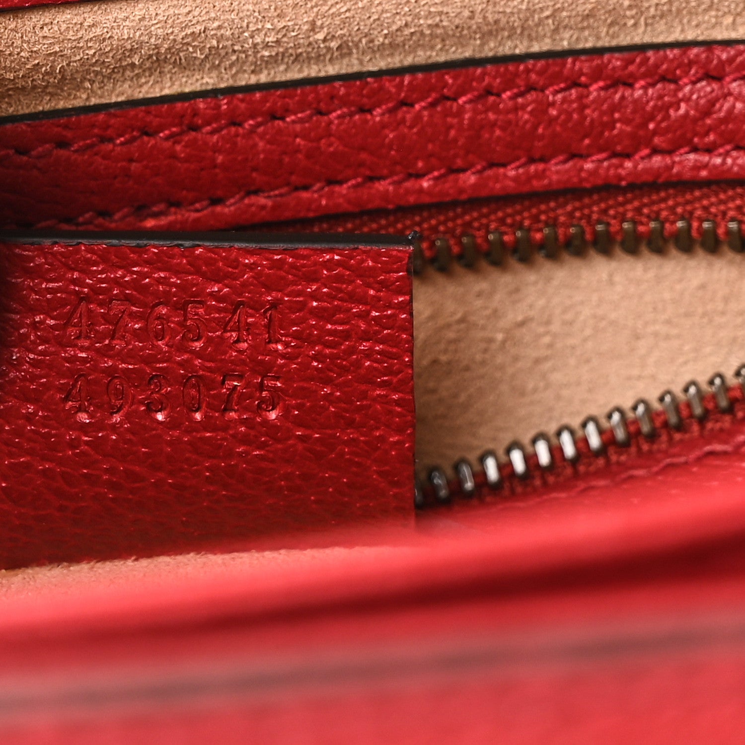 Gucci GG Supreme Monogram Small Queen Margaret Top Handle Bag Red 7 of 10