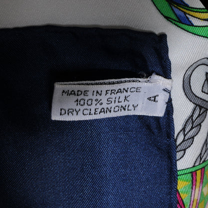Hermes Silk Les Rubans Du Cheval Scarf 90 8 of 9