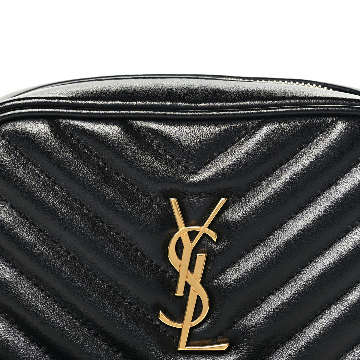 Calfskin Matelasse Monogram Lou Belt Bag Black