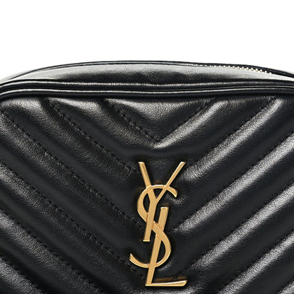 Saint Laurent Calfskin Matelasse Monogram Lou Belt Bag Black 8 of 10