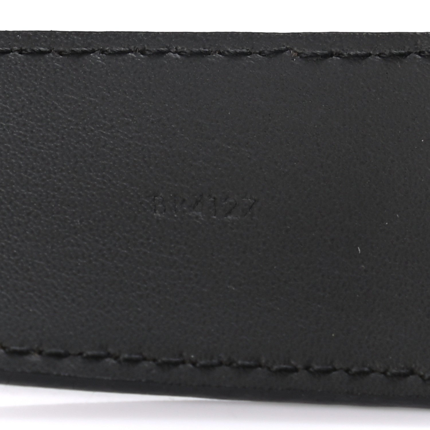Louis Vuitton Calfskin 35mm Pont Neuf Belt 75 30 Black 4 of 7