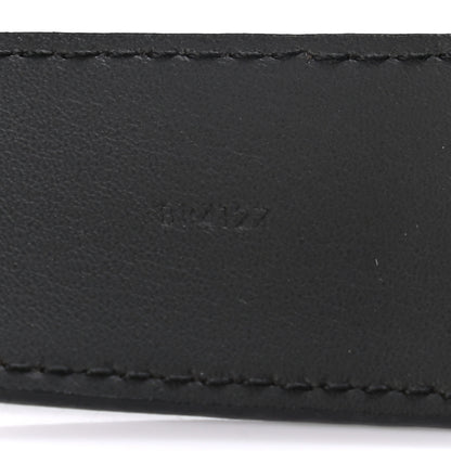 Louis Vuitton Calfskin 35mm Pont Neuf Belt 75 30 Black 4 of 7