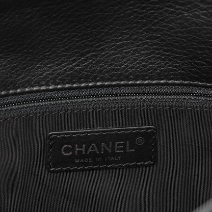 Chanel Calfskin Quilted Bowling Bag Black 6 of 8
