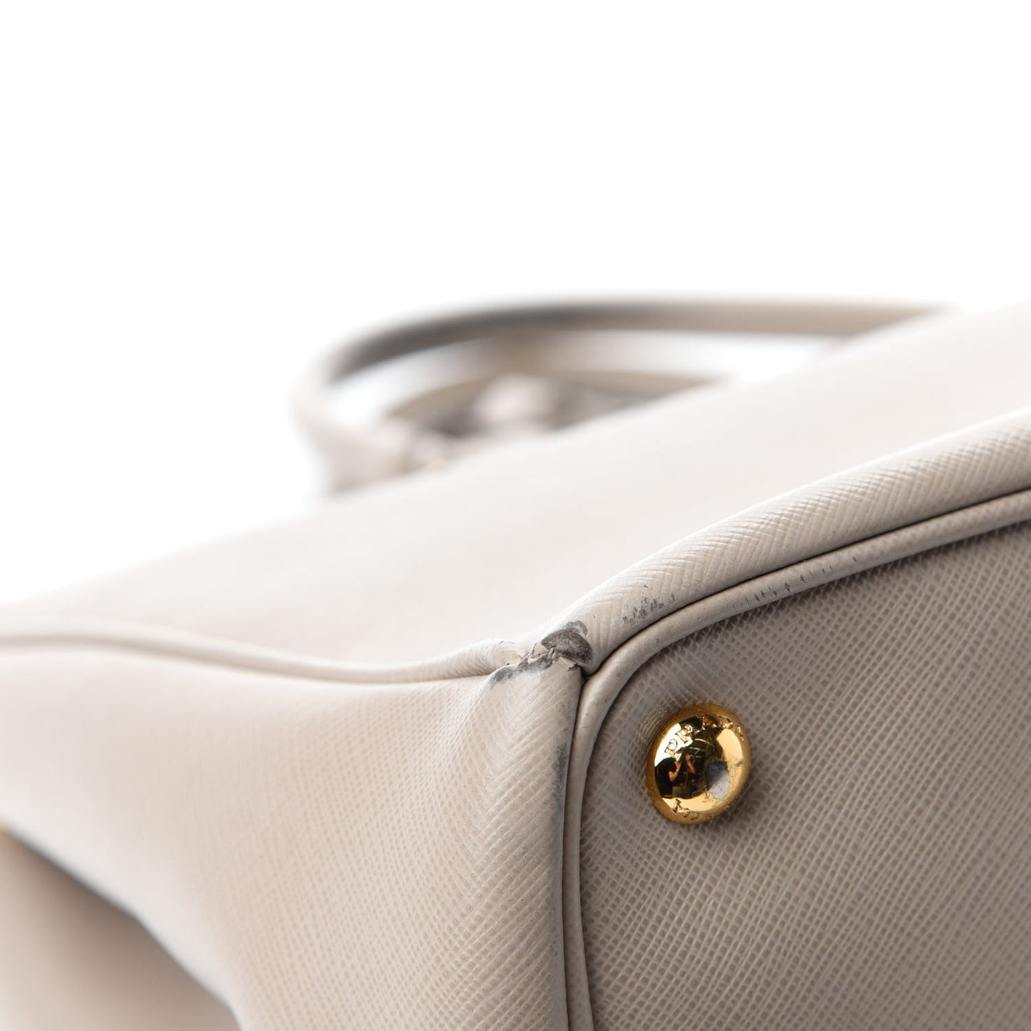 Saffiano Large Galleria Double Zip Tote Pomice