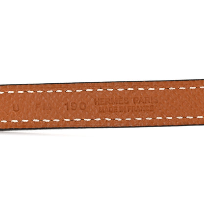 Hermes Swift Epsom 13mm Roulis Belt 75 30 Black Gold 5 of 6