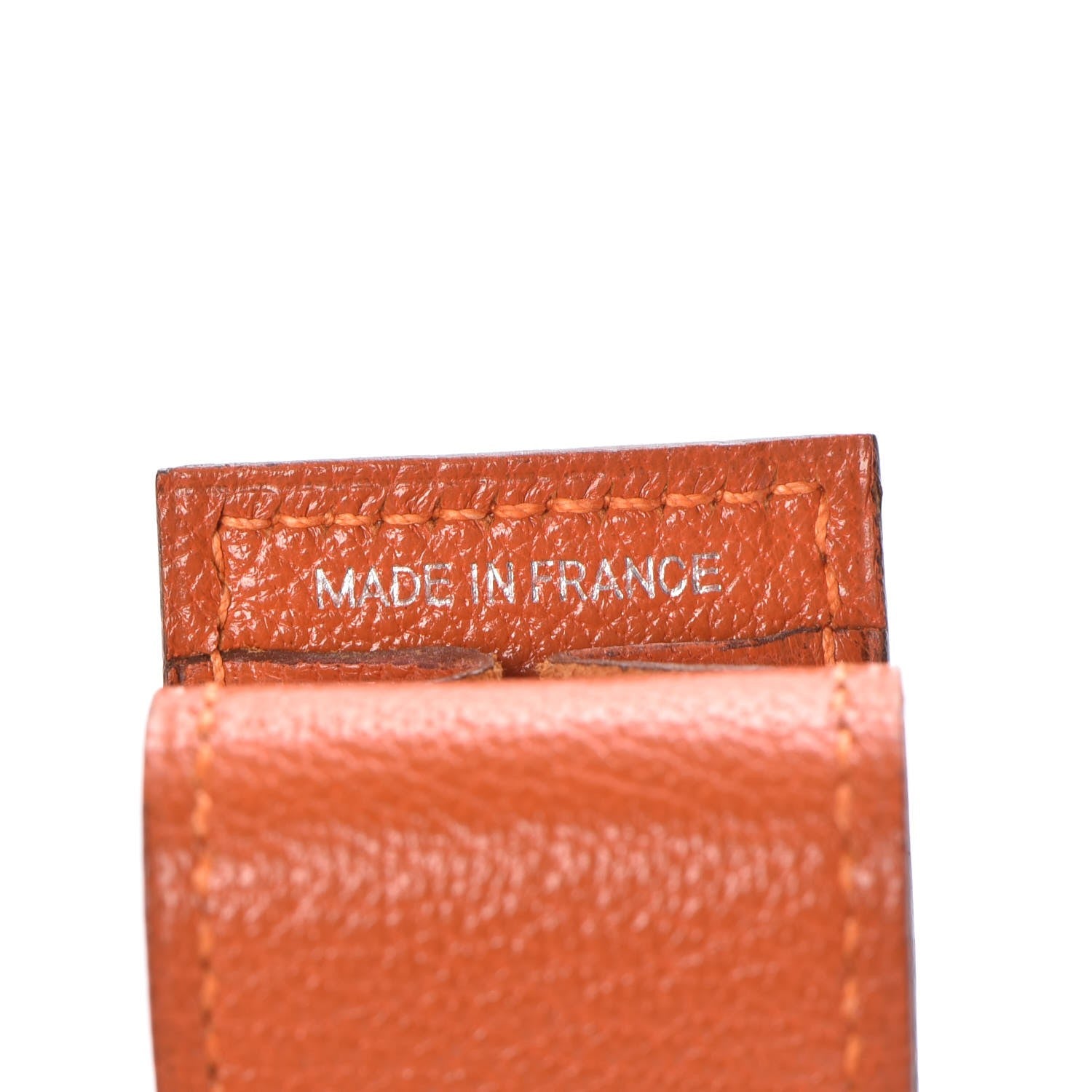 Hermes Chevre Chewing Gum Lipstick Holder Orange 6 of 8