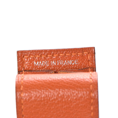 Hermes Chevre Chewing Gum Lipstick Holder Orange 6 of 8