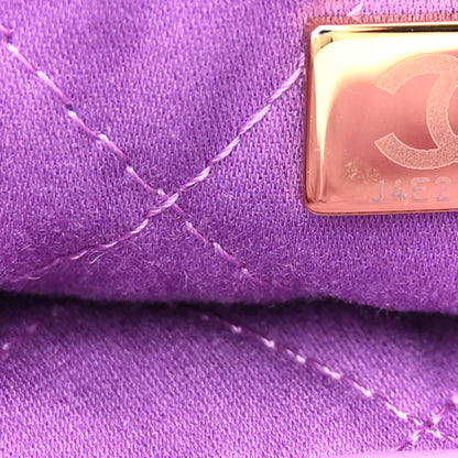 Chanel Shiny Calfskin Quilted Chanel 22 Purple 8 of 11
