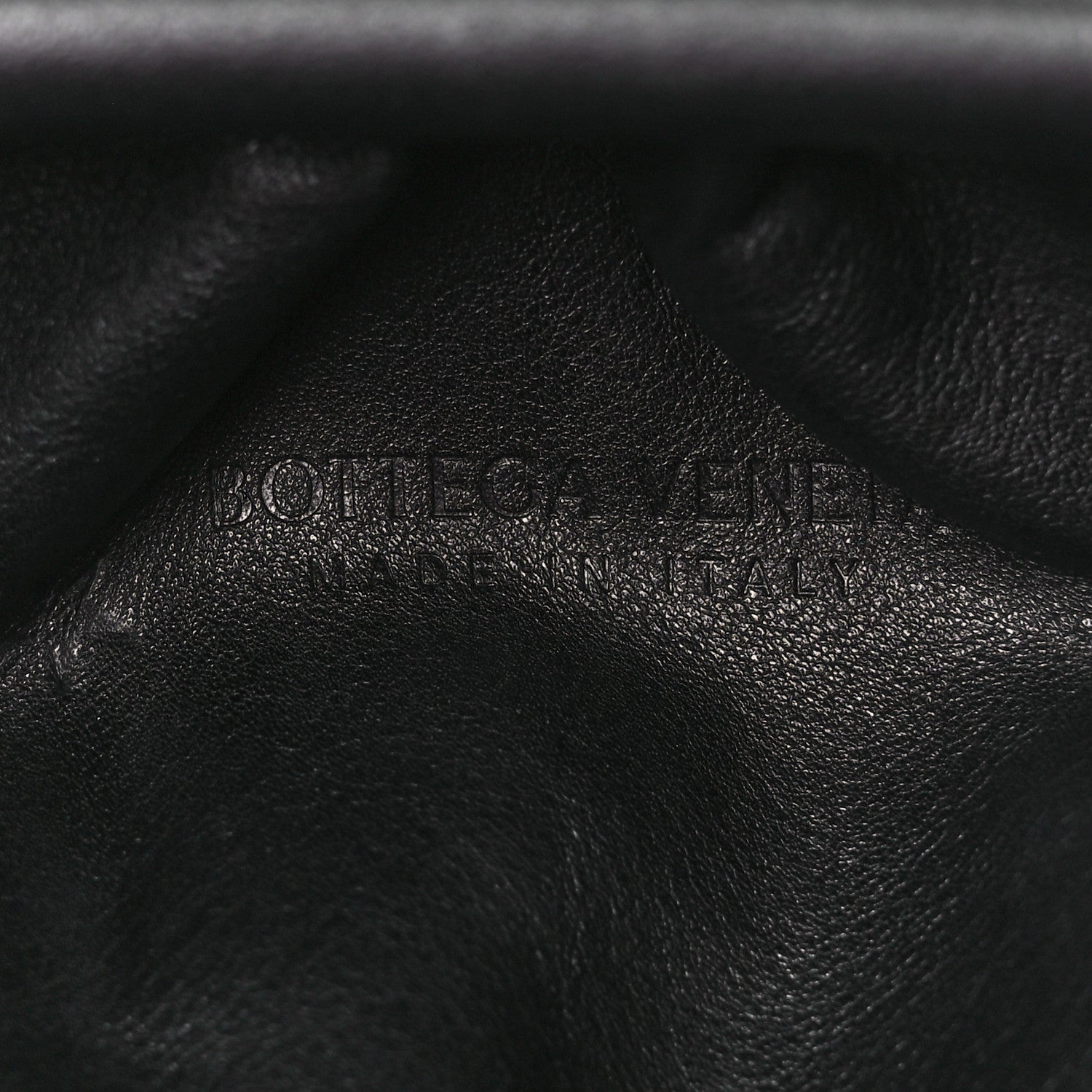 Bottega Veneta Smooth Butter Calf Teen Pouch Black 6 of 11