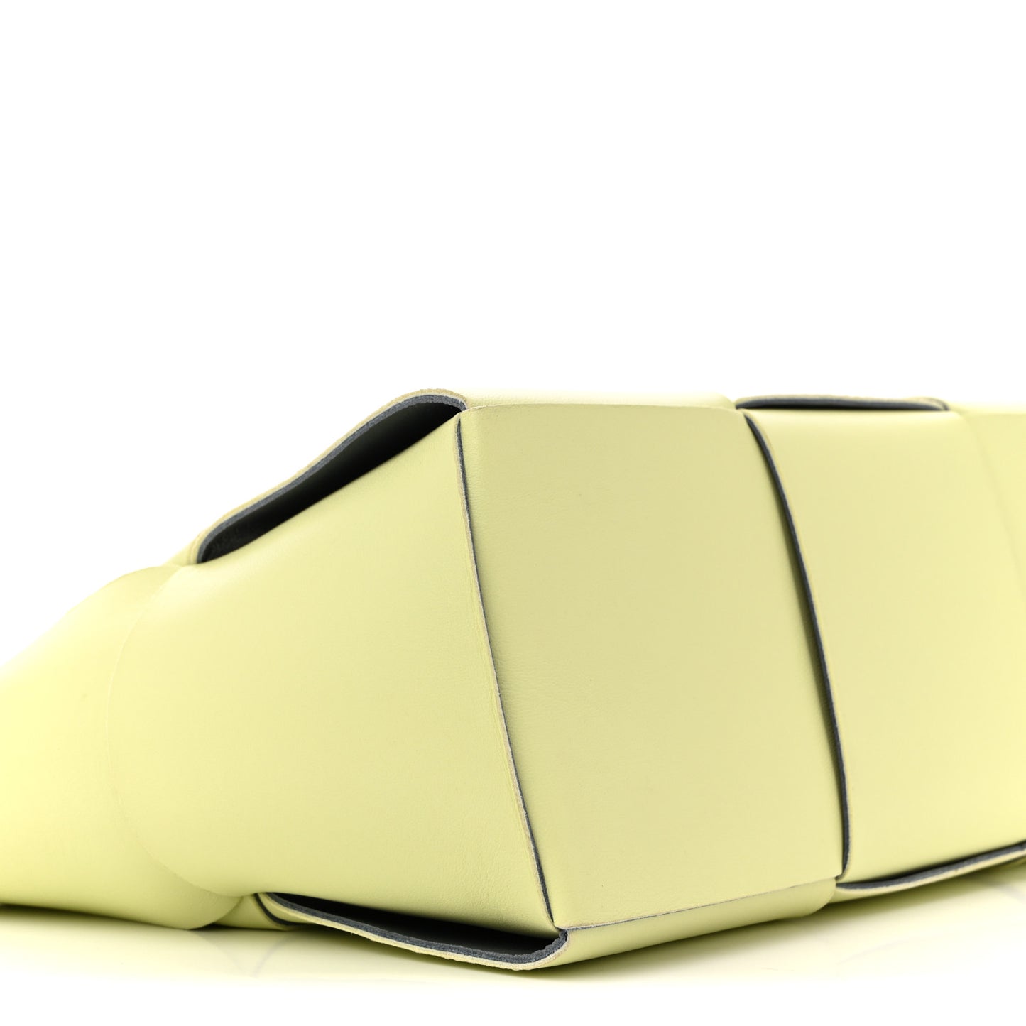 Nappa Maxi Intrecciato Small Arco Tote Lemon