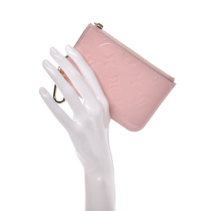 Louis Vuitton Vernis Key Pouch Rose Ballerine 2 of 7