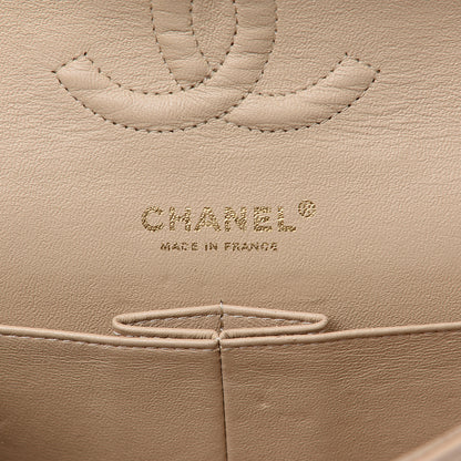 Chanel Caviar Quilted Medium Double Flap Beige 5 of 11