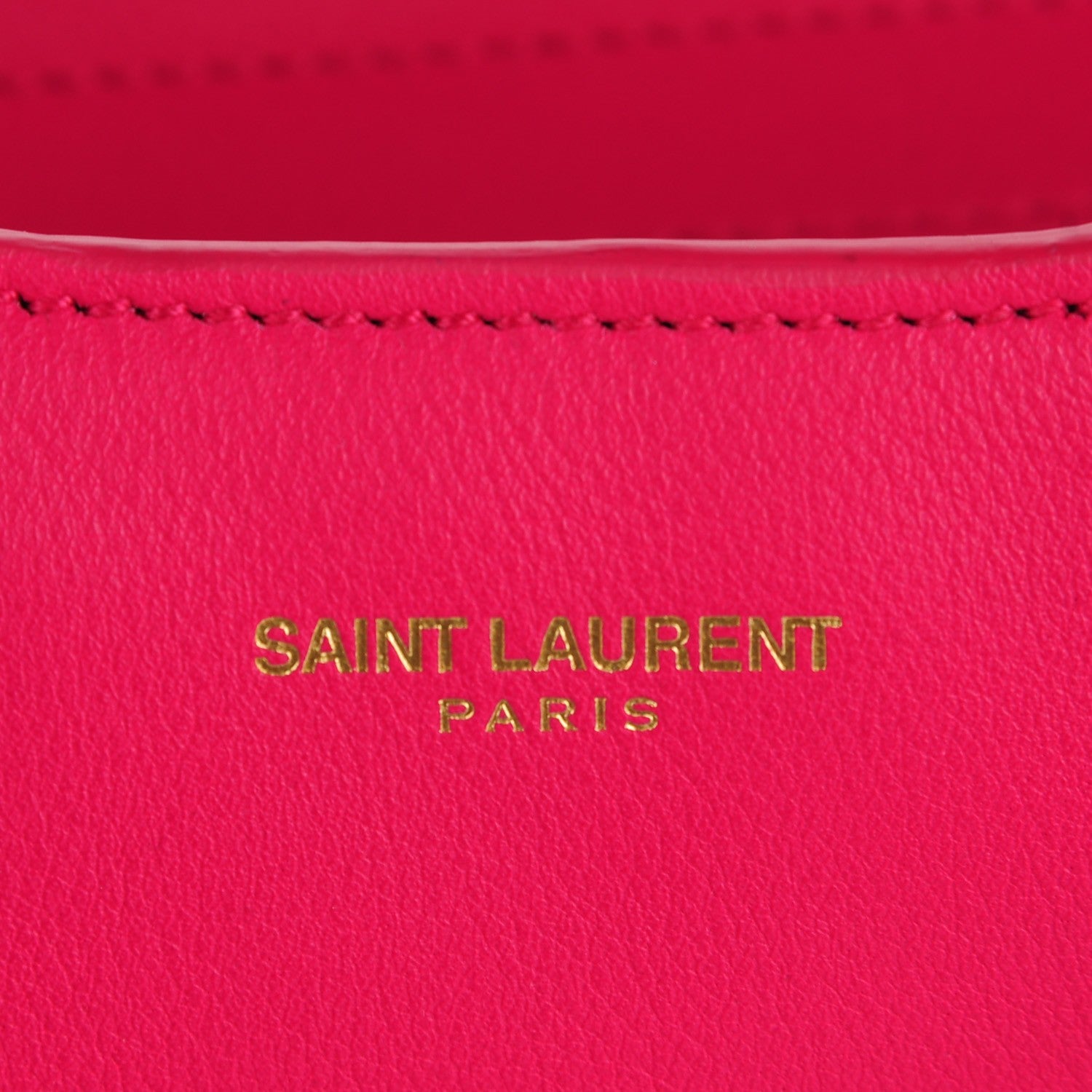 Saint Laurent Calfskin Small Sac De Jour Black Fuchsia 2 of 9