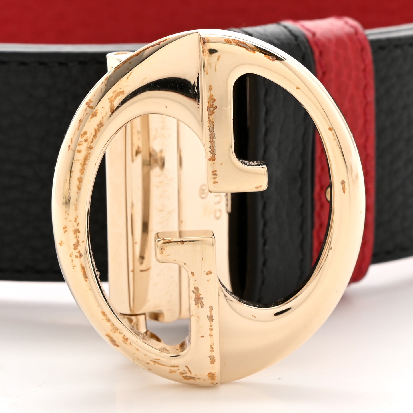 Calfskin 1973 Reversible Belt 80 32 Black Red