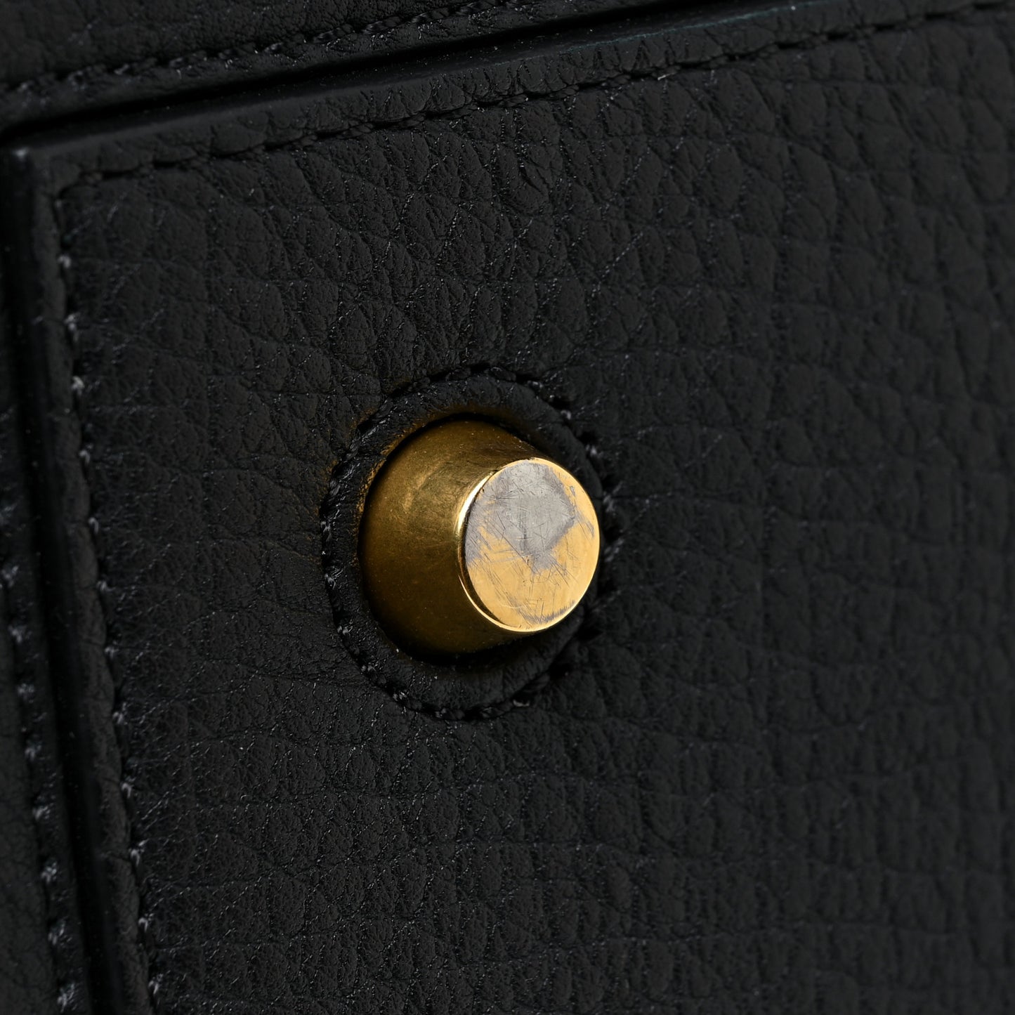 Crisped Calfskin Mini Tie Knot Tote Black