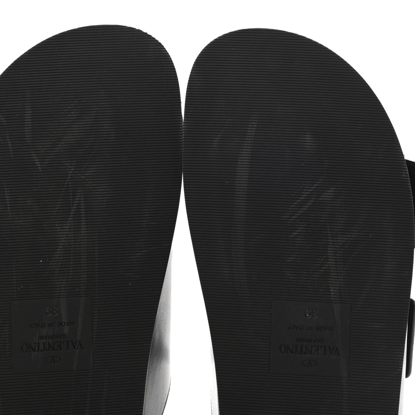 Nappa One Stud Slide Sandals 39 Black