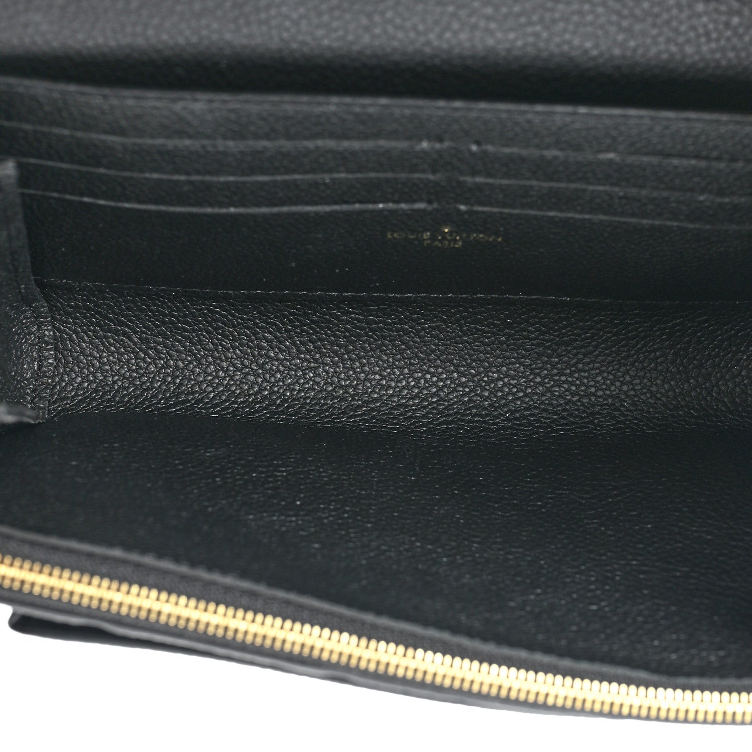 Louis Vuitton Empreinte Vavin Chain Wallet Black 7 of 10