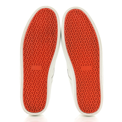 Hermes Epsom Mens Boomerang Sneakers 39 White 5 of 9