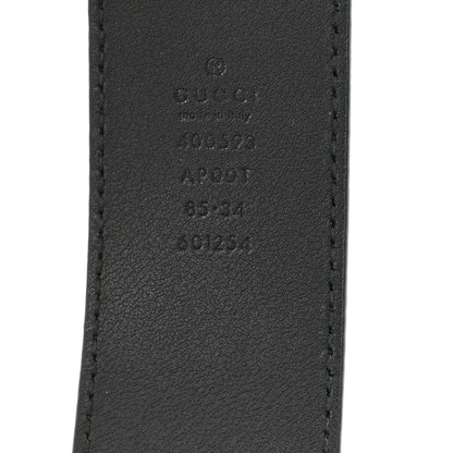 Gucci Calfskin Double G 40mm Belt 85 34 Black 5 of 6
