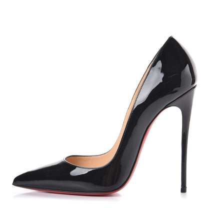 Christian Louboutin Patent So Kate 120 Pumps 38 Black 1 of 13