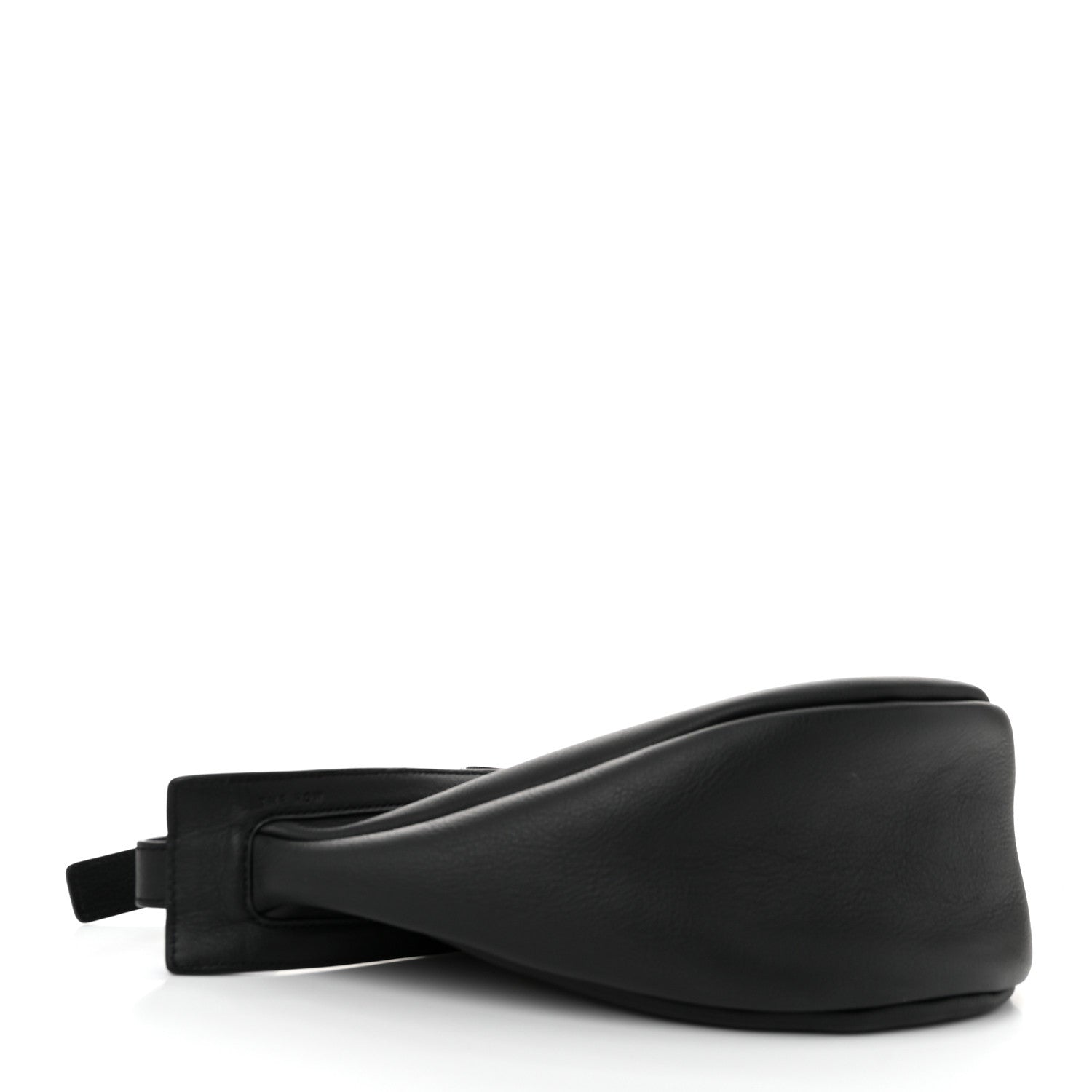 The Row Grained Calfskin Small Slouchy Banana Bag Black 4 of 9