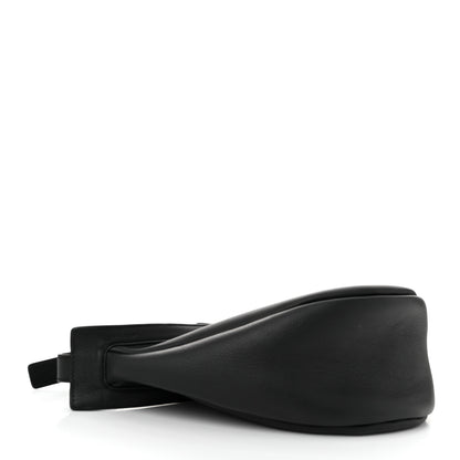 The Row Grained Calfskin Small Slouchy Banana Bag Black 4 of 9