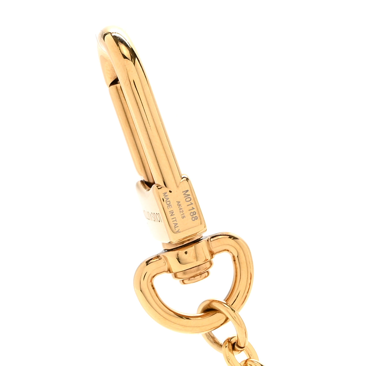 Monogram Spring Street Bag Charm Key Holder Gold