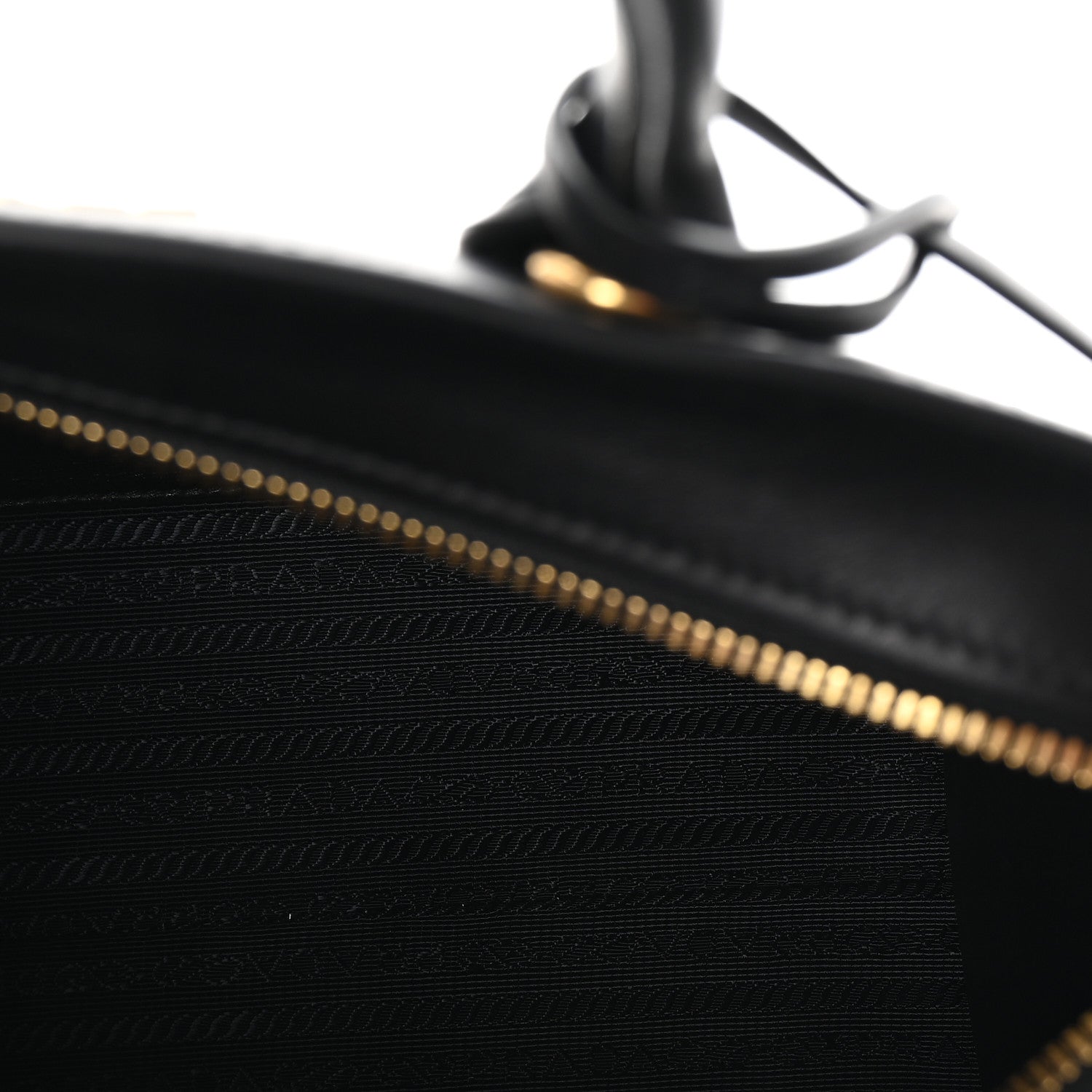 Prada Saffiano City Calfskin Small Esplanade Black 8 of 16