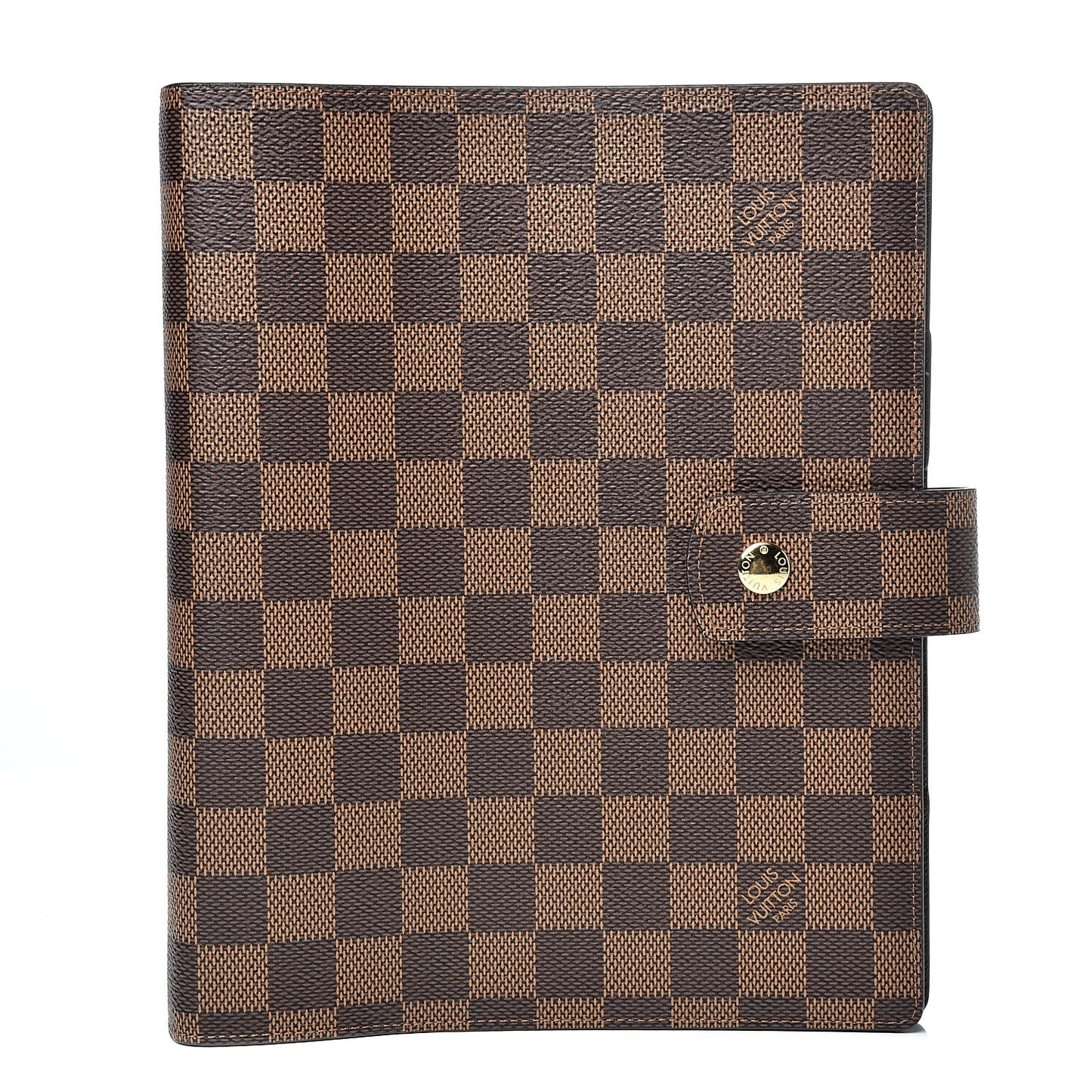 Damier Ebene Large Ring Agenda Cover