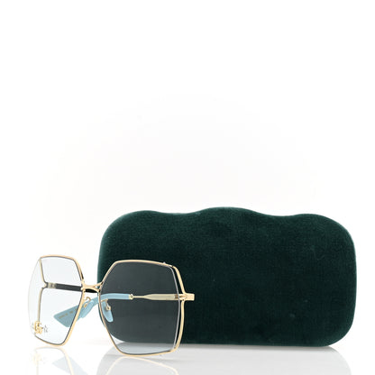 Gucci Metal Sunglasses GG0817S Gold 9 of 9