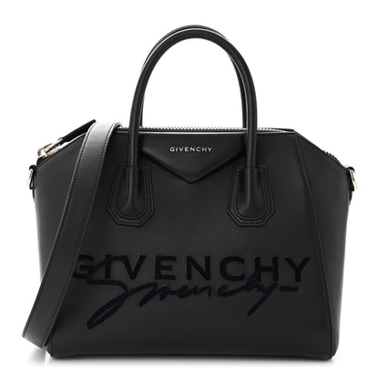Givenchy Calfskin Signature Logo Small Antigona Black 1 of 11