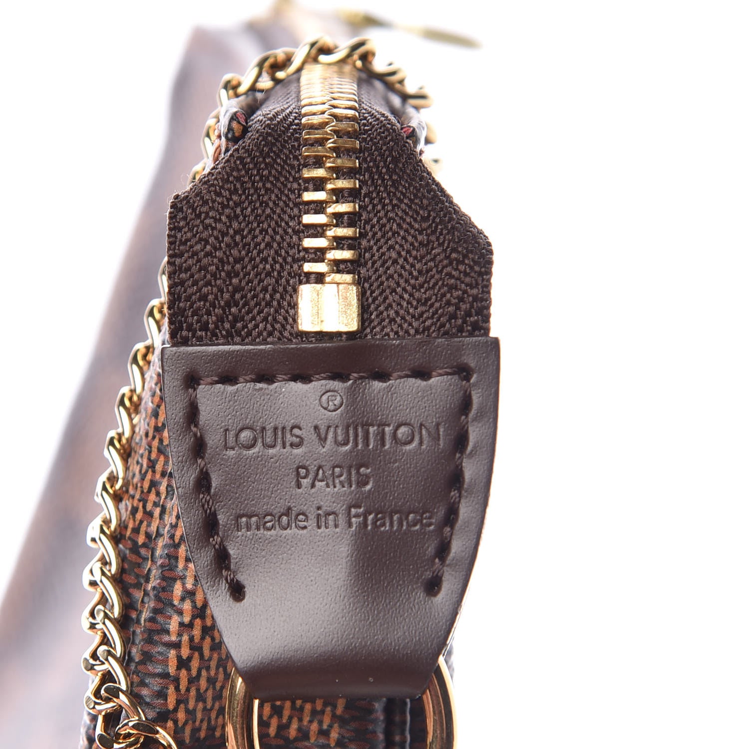 Louis Vuitton Damier Ebene Mini Pochette Accessories 6 of 8