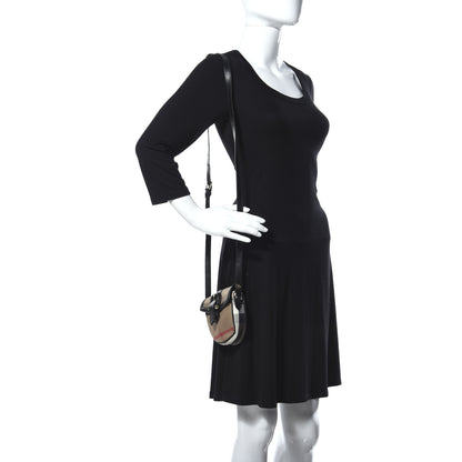 Burberry House Check Mini Crossbody Bag Black 2 of 14
